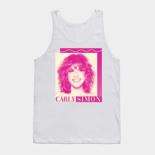 Carly Simon /// Vintage design Tank Top